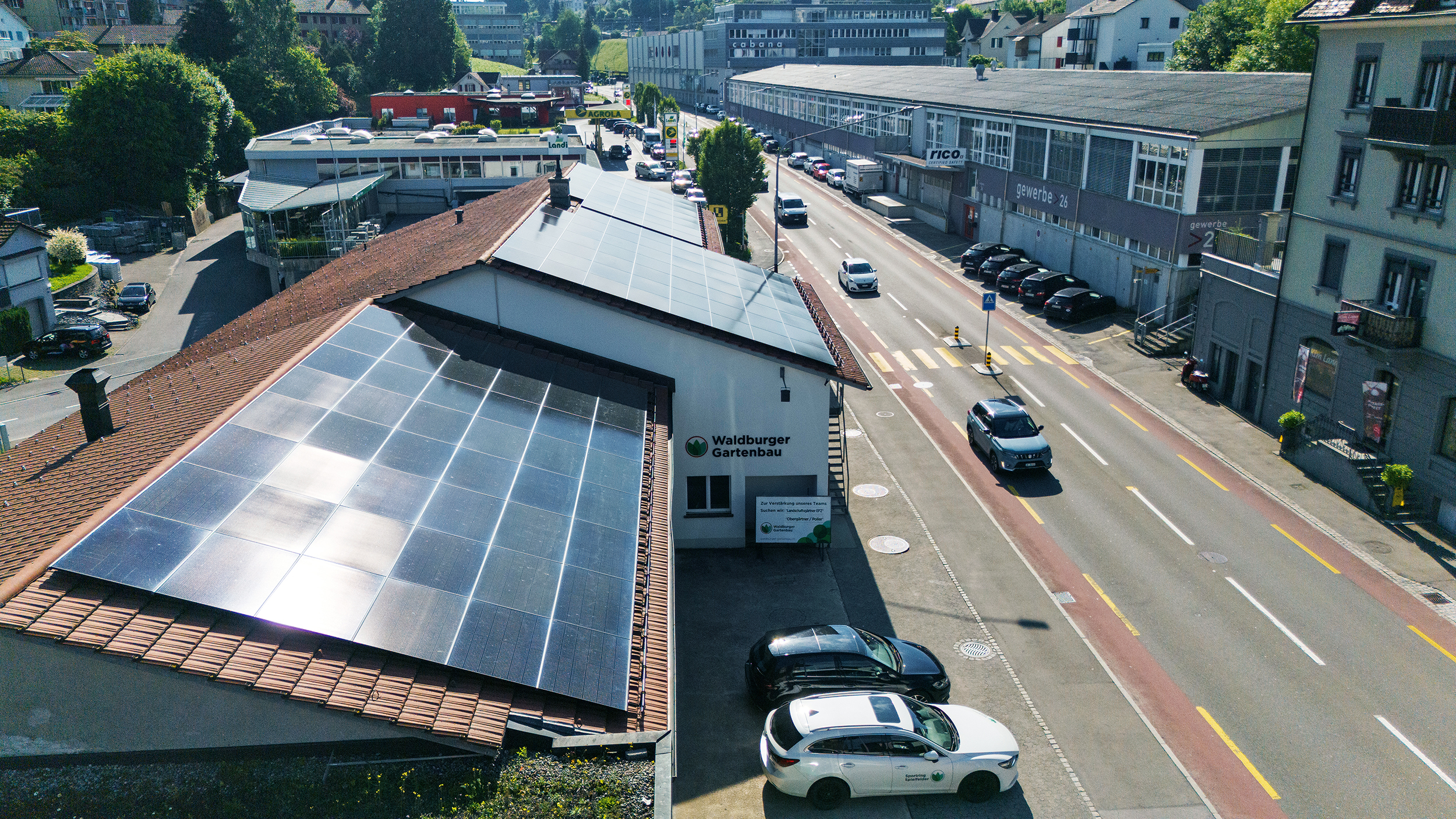 Solarenergie bei Waldburger Gartenbau